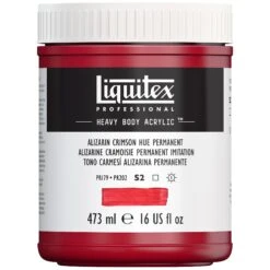 Professional Heavy Body Acrylic - Alizarin Crimson Hue Permanent -Liquitex 104465