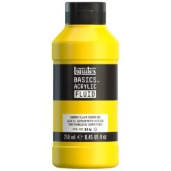 Basics Acrylic Fluid Color - Cadmium Yellow Medium Hue 7 Basics Acrylic Fluid Color - Cadmium Yellow Medium Hue -Liquitex 112636