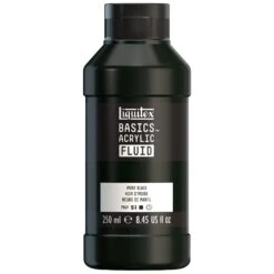 Basics Acrylic Fluid Color - Ivory Black 7 Basics Acrylic Fluid Color - Ivory Black -Liquitex 112641