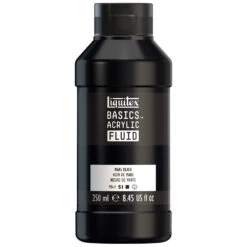 Basics Acrylic Fluid Color - Mars Black 7 Basics Acrylic Fluid Color - Mars Black -Liquitex 112642