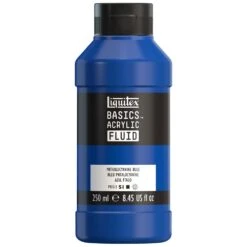 Basics Acrylic Fluid Color - Phthalocyanine Blue 7 Basics Acrylic Fluid Color - Phthalocyanine Blue -Liquitex 112643