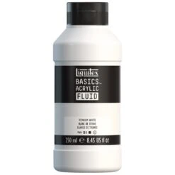 Basics Acrylic Fluid Color - Titanium White 7 Basics Acrylic Fluid Color - Titanium White -Liquitex 112645