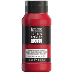 Basics Acrylic Fluid Color - Alizarin Crimson Hue Permanent