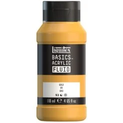 Basics Acrylic Fluid Color - Gold