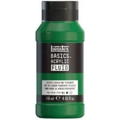 Basics Acrylic Fluid Color - Hookerâs Green Hue Permanent