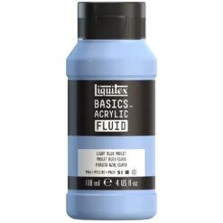 Basics Acrylic Fluid Color - Light Blue Violet