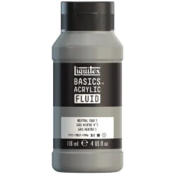 Basics Acrylic Fluid Color - Neutral Gray 5