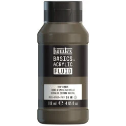 Basics Acrylic Fluid Color - Raw Umber