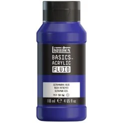 Basics Acrylic Fluid Color - Ultramarine Blue