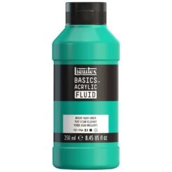 Basics Acrylic Fluid Color - Bright Aqua Green -Liquitex 112848