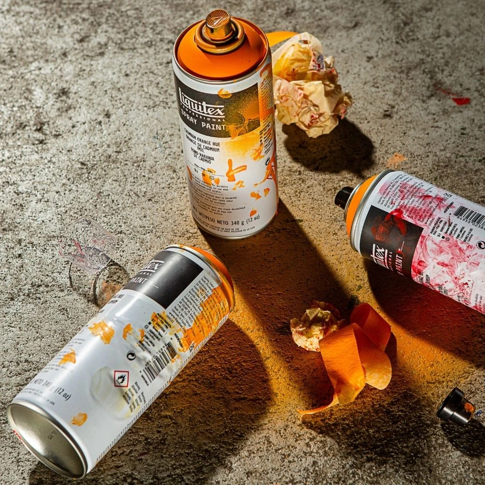 Professional Spray Paint - Fluorescent Orange 3 Professional Spray Paint - Fluorescent Orange - Image 3