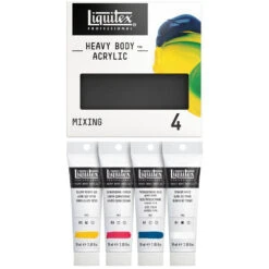 Heavy Body Acrylic Set - 4x59ml - Mixing -Liquitex 128154