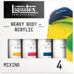 Heavy Body Acrylic Set - 4x59ml - Mixing