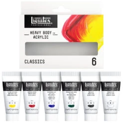 Heavy Body Acrylic Set - 6x22ml - Classics 12 Heavy Body Acrylic Set - 6x22ml - Classics -Liquitex 128156