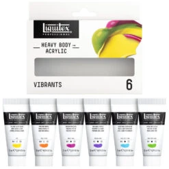 Heavy Body Acrylic Set - 6x22ml - Vibrants 12 Heavy Body Acrylic Set - 6x22ml - Vibrants -Liquitex 128158