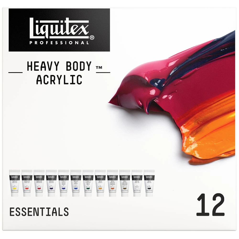 Heavy Body Acrylic Set - 12x22ml - Essentials 3 Heavy Body Acrylic Set - 12x22ml - Essentials - Image 3