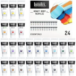 Heavy Body Acrylic Set - 24x22ml Set -Liquitex 128176