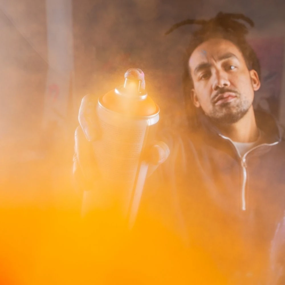 Professional Spray Paint - Fluorescent Orange 4 Professional Spray Paint - Fluorescent Orange - Image 4