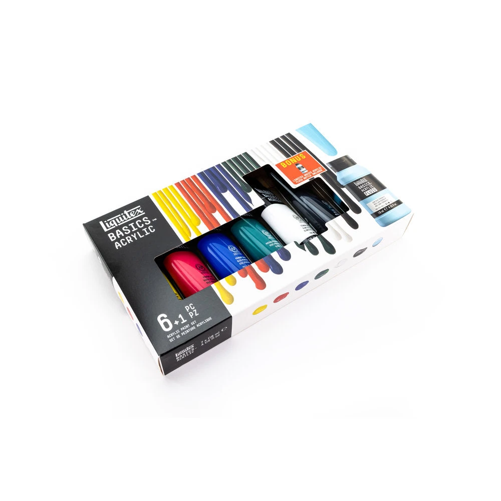 Basics Acrylic Color Set 6x118ml + 1x118ml 5 Basics Acrylic Color Set 6x118ml + 1x118ml - Image 5