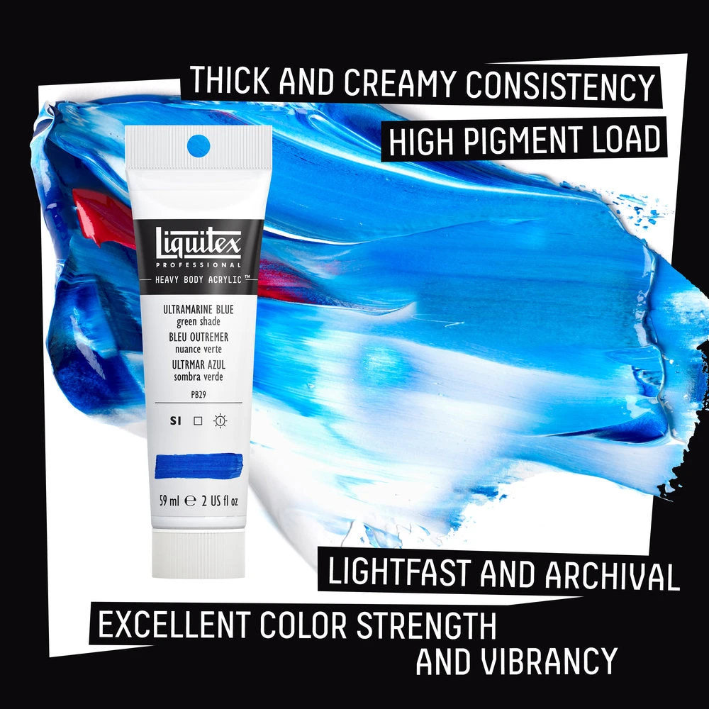 Heavy Body Acrylic Set - 6x59ml - Classics 4 Heavy Body Acrylic Set - 6x59ml - Classics - Image 4