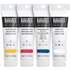 Heavy Body Acrylic Set - 4x59ml - Mixing -Liquitex 132074
