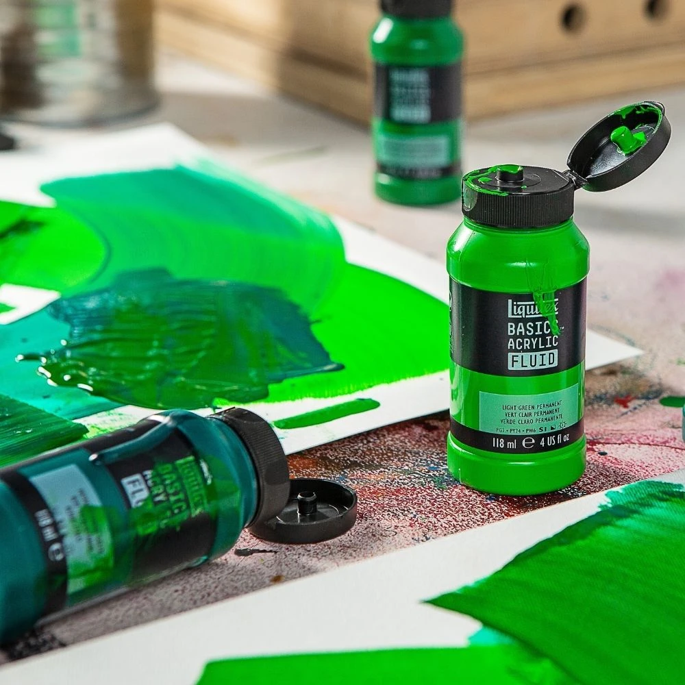 Basics Acrylic Fluid Color - Raw Umber 4 Basics Acrylic Fluid Color - Raw Umber - Image 4