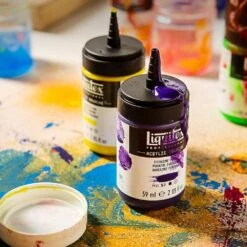 Professional Acrylic Gouache - Cerulean Blue Hue -Liquitex 5 8868dc64 f104 461b a023 9a83f6121c40