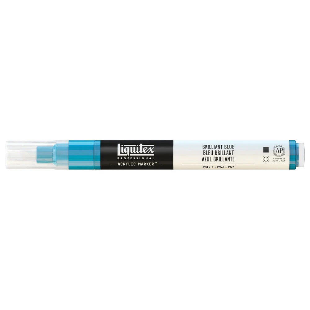 Professional Acrylic Marker - Brilliant Blue 1 Professional Acrylic Marker - Brilliant Blue