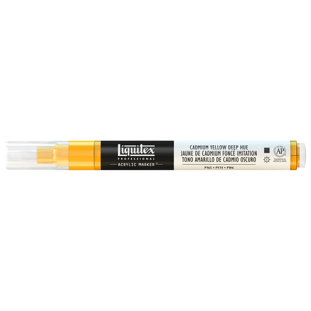 Professional Acrylic Marker - Cadmium Yellow Deep Hue 1 Professional Acrylic Marker - Cadmium Yellow Deep Hue