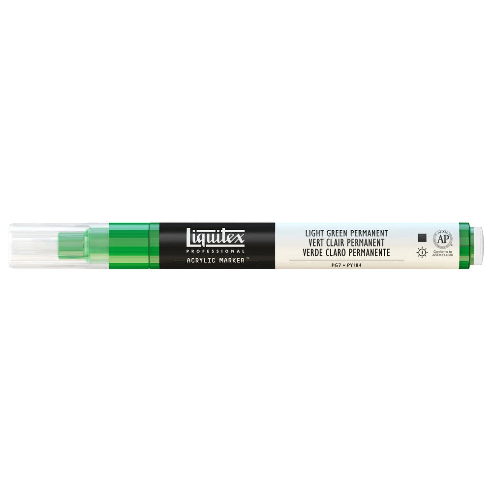 Professional Acrylic Marker - Light Green Permanent 1 Professional Acrylic Marker - Light Green Permanent