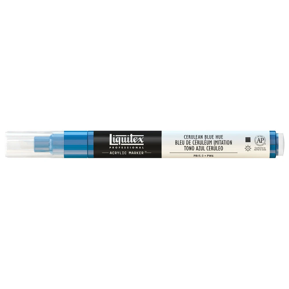 Professional Acrylic Marker - Cerulean Blue Hue 1 Professional Acrylic Marker - Cerulean Blue Hue