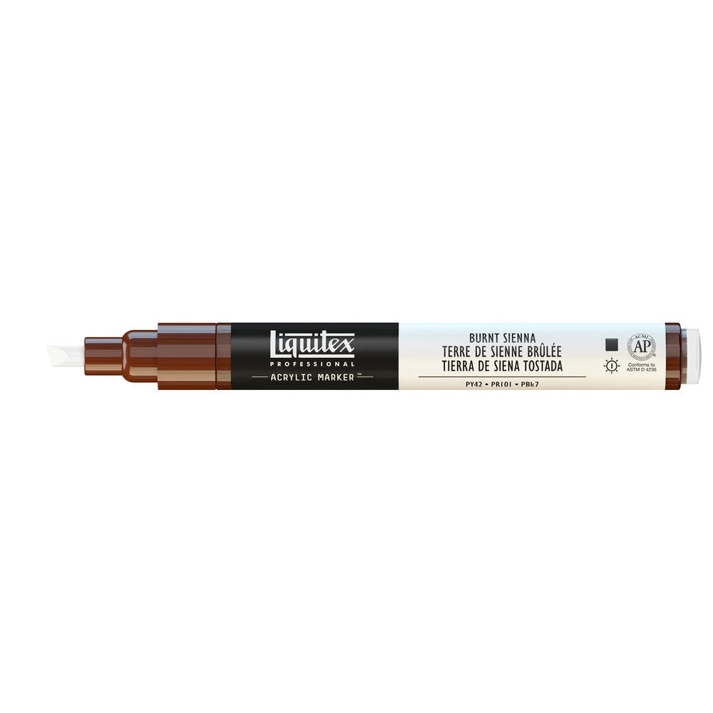 Professional Acrylic Marker - Burnt Sienna 5 Professional Acrylic Marker - Burnt Sienna - Image 5