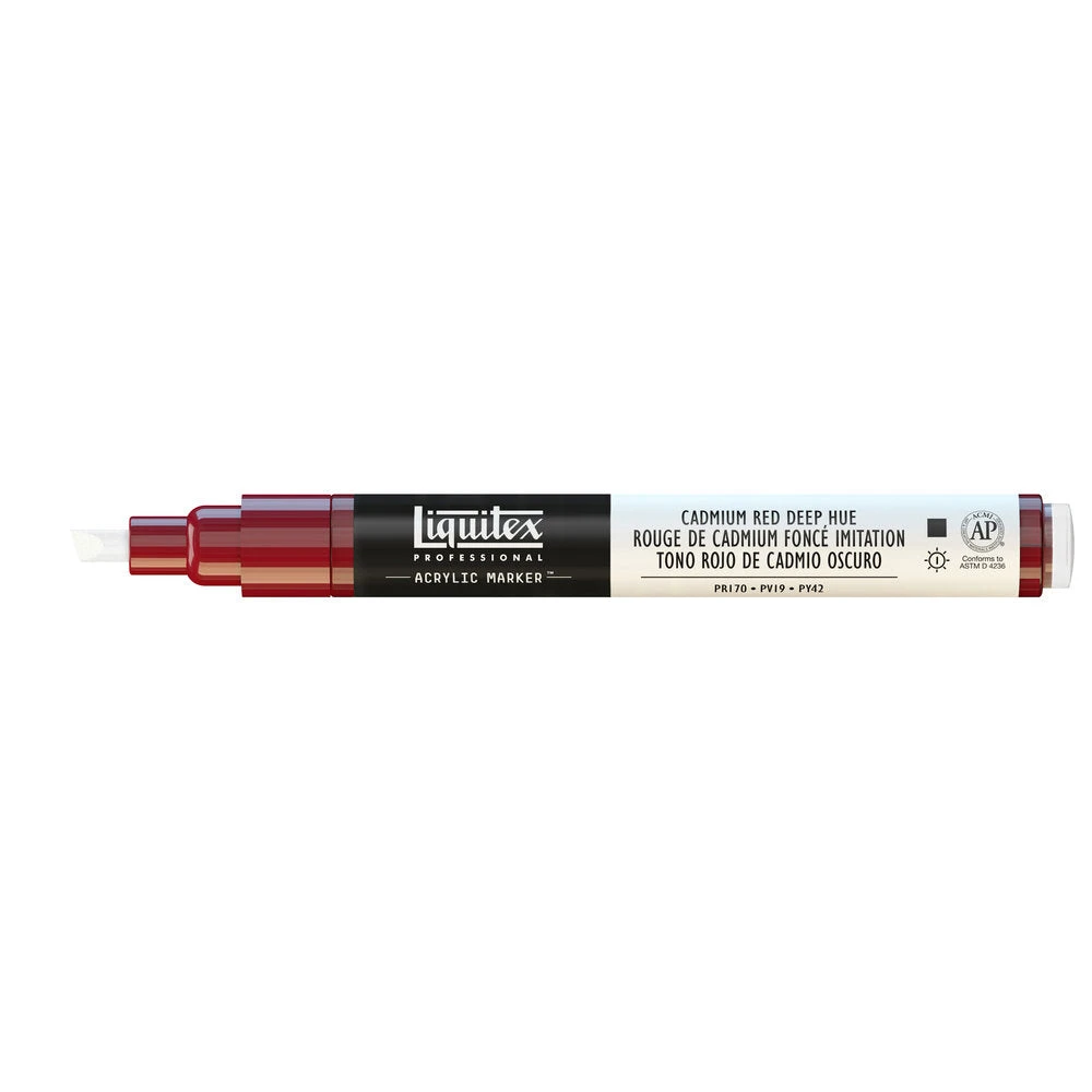 Professional Acrylic Marker - Cadmium Red Deep Hue 5 Professional Acrylic Marker - Cadmium Red Deep Hue - Image 5