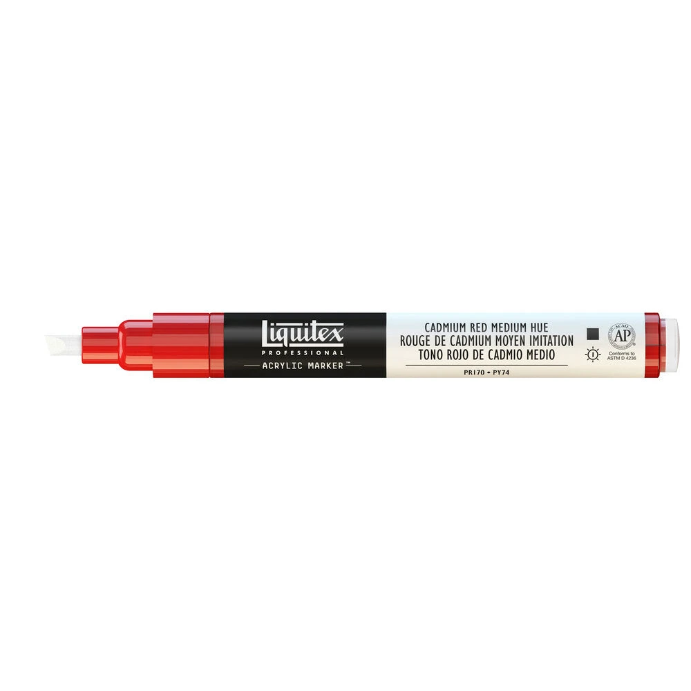 Professional Acrylic Marker - Cadmium Red Medium Hue 5 Professional Acrylic Marker - Cadmium Red Medium Hue - Image 5