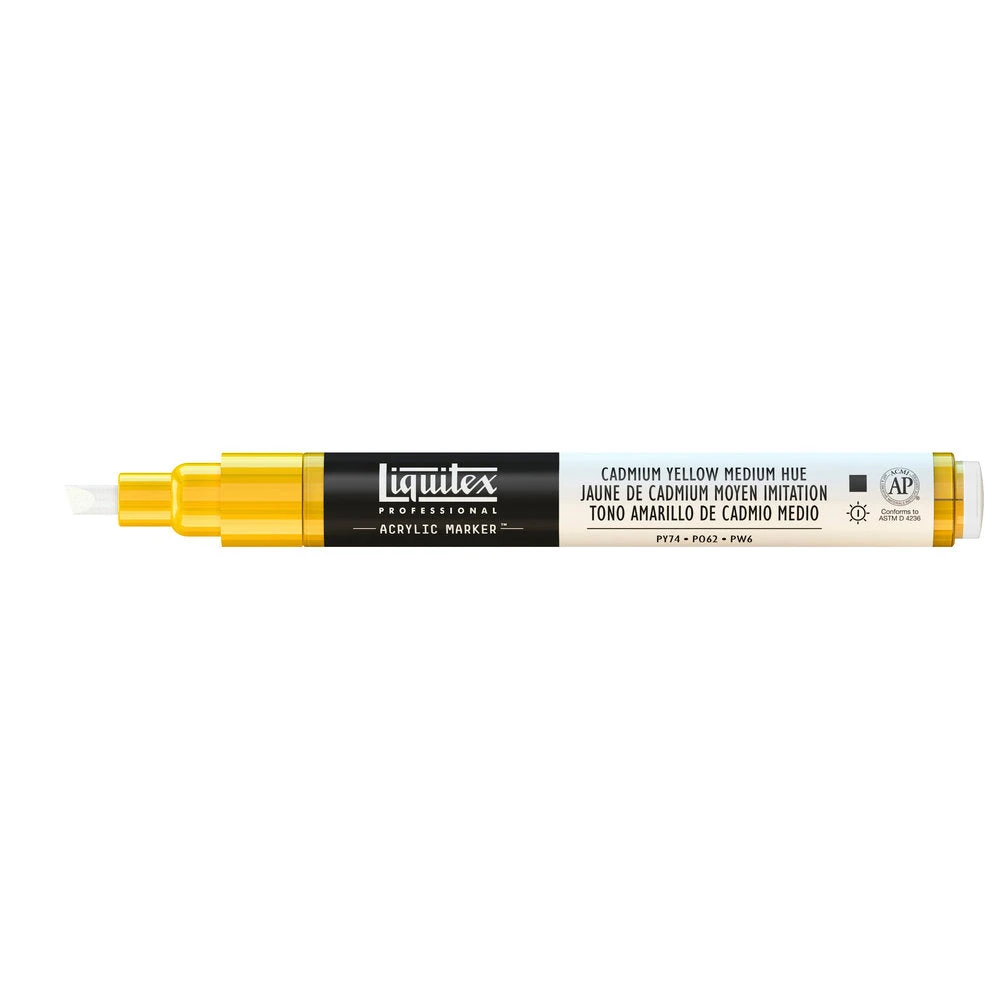Professional Acrylic Marker - Cadmium Yellow Medium Hue 5 Professional Acrylic Marker - Cadmium Yellow Medium Hue - Image 5