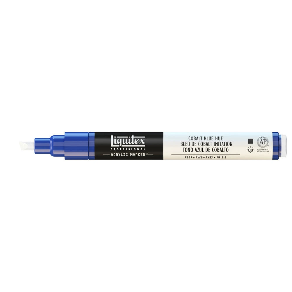 Professional Acrylic Marker - Cobalt Blue Hue 5 Professional Acrylic Marker - Cobalt Blue Hue - Image 5
