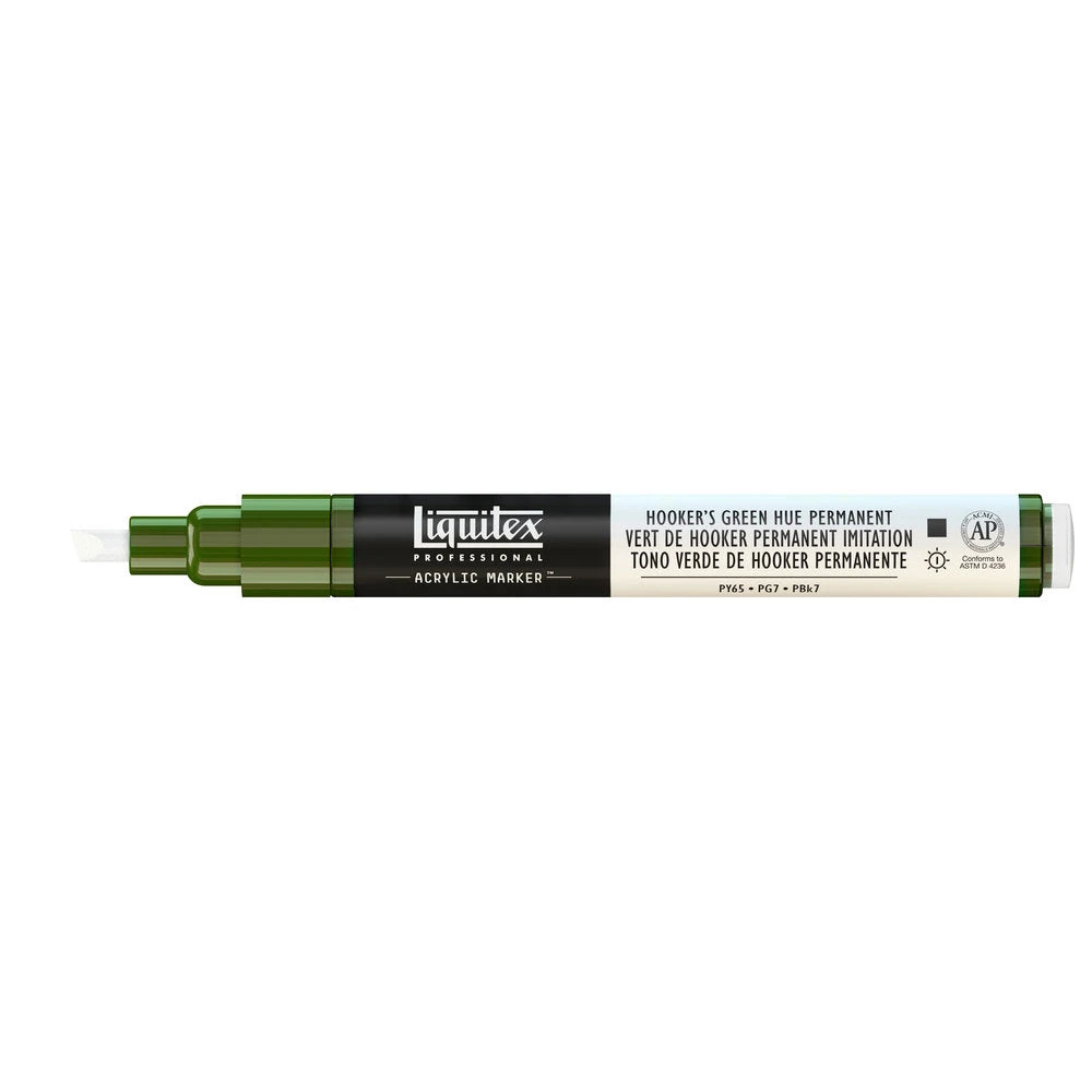 Professional Acrylic Marker - Hookerâs Green Hue Permanent 5 Professional Acrylic Marker - Hookerâs Green Hue Permanent - Image 5