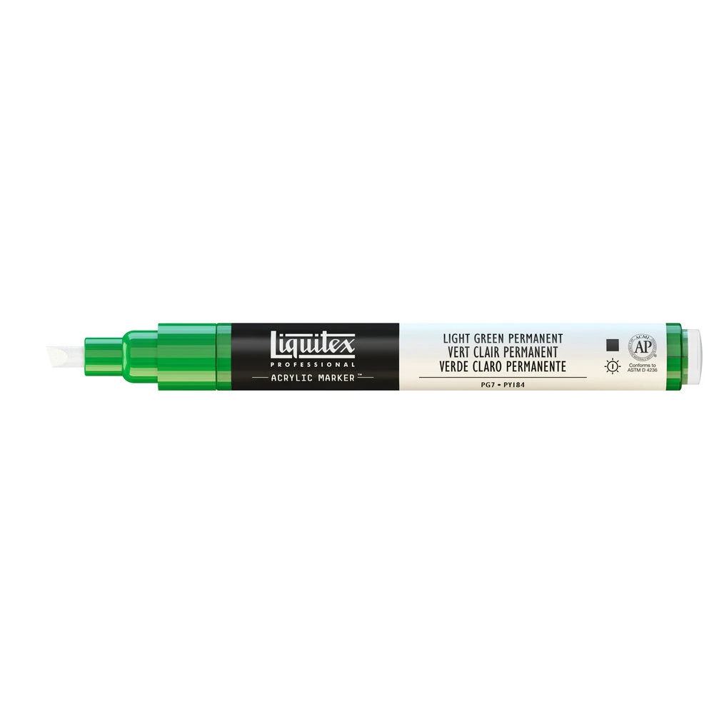 Professional Acrylic Marker - Light Green Permanent 5 Professional Acrylic Marker - Light Green Permanent - Image 5