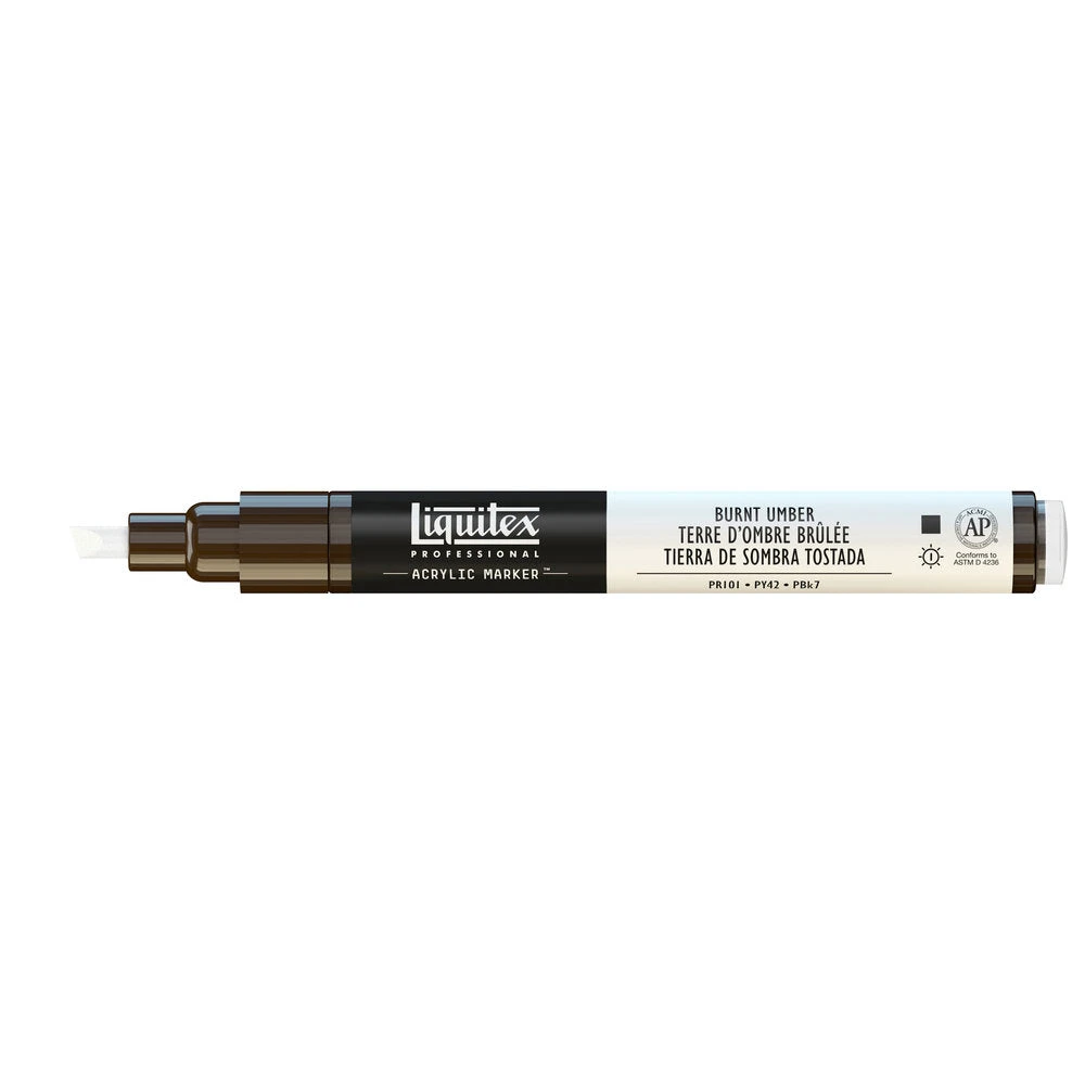 Professional Acrylic Marker - Burnt Umber 5 Professional Acrylic Marker - Burnt Umber - Image 5