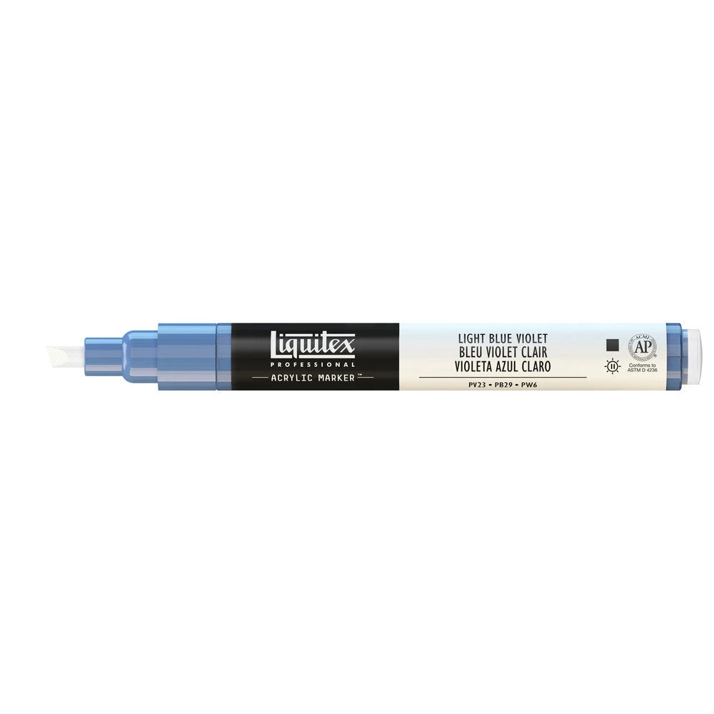 Professional Acrylic Marker - Light Blue Violet 5 Professional Acrylic Marker - Light Blue Violet - Image 5