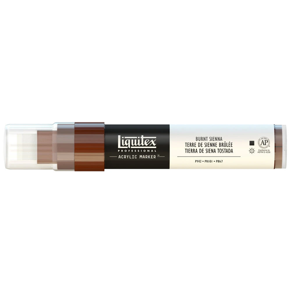 Professional Acrylic Marker - Burnt Sienna 3 Professional Acrylic Marker - Burnt Sienna - Image 3