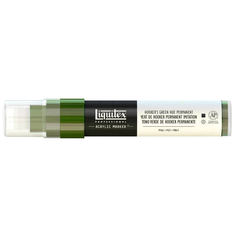 Professional Acrylic Marker - Hookerâs Green Hue Permanent 3 Professional Acrylic Marker - Hookerâs Green Hue Permanent - Image 3