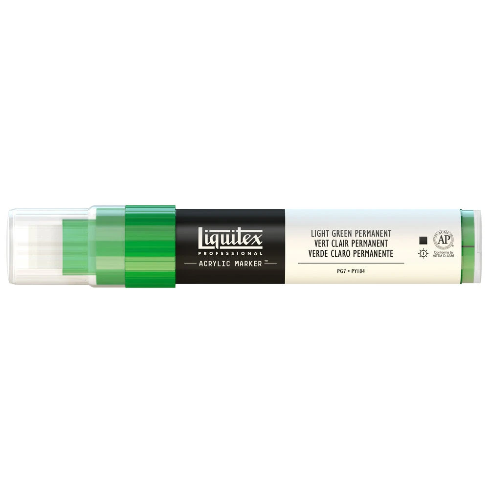 Professional Acrylic Marker - Light Green Permanent 3 Professional Acrylic Marker - Light Green Permanent - Image 3