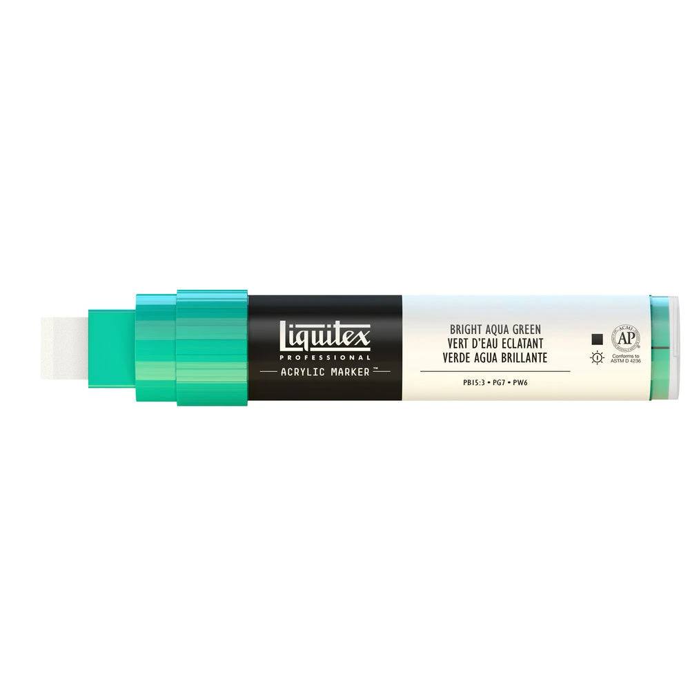Professional Acrylic Marker - Bright Aqua Green 4 Professional Acrylic Marker - Bright Aqua Green - Image 4