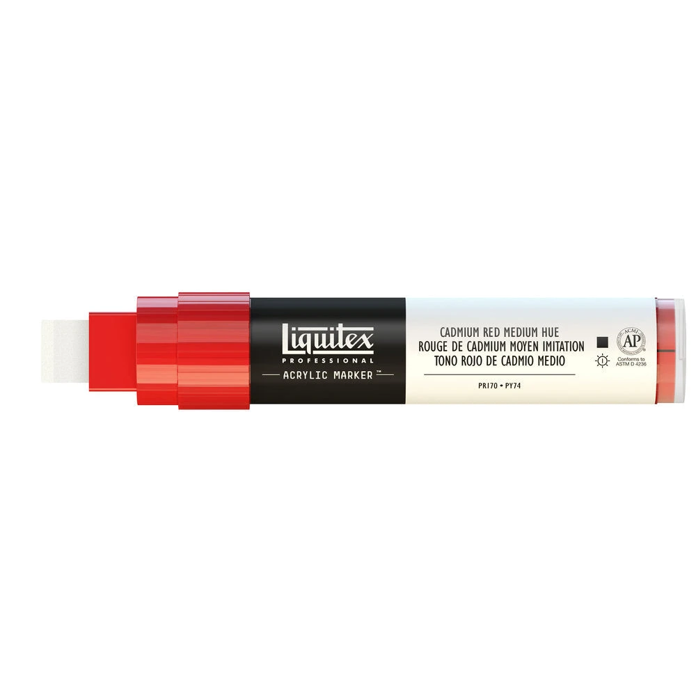 Professional Acrylic Marker - Cadmium Red Medium Hue 4 Professional Acrylic Marker - Cadmium Red Medium Hue - Image 4