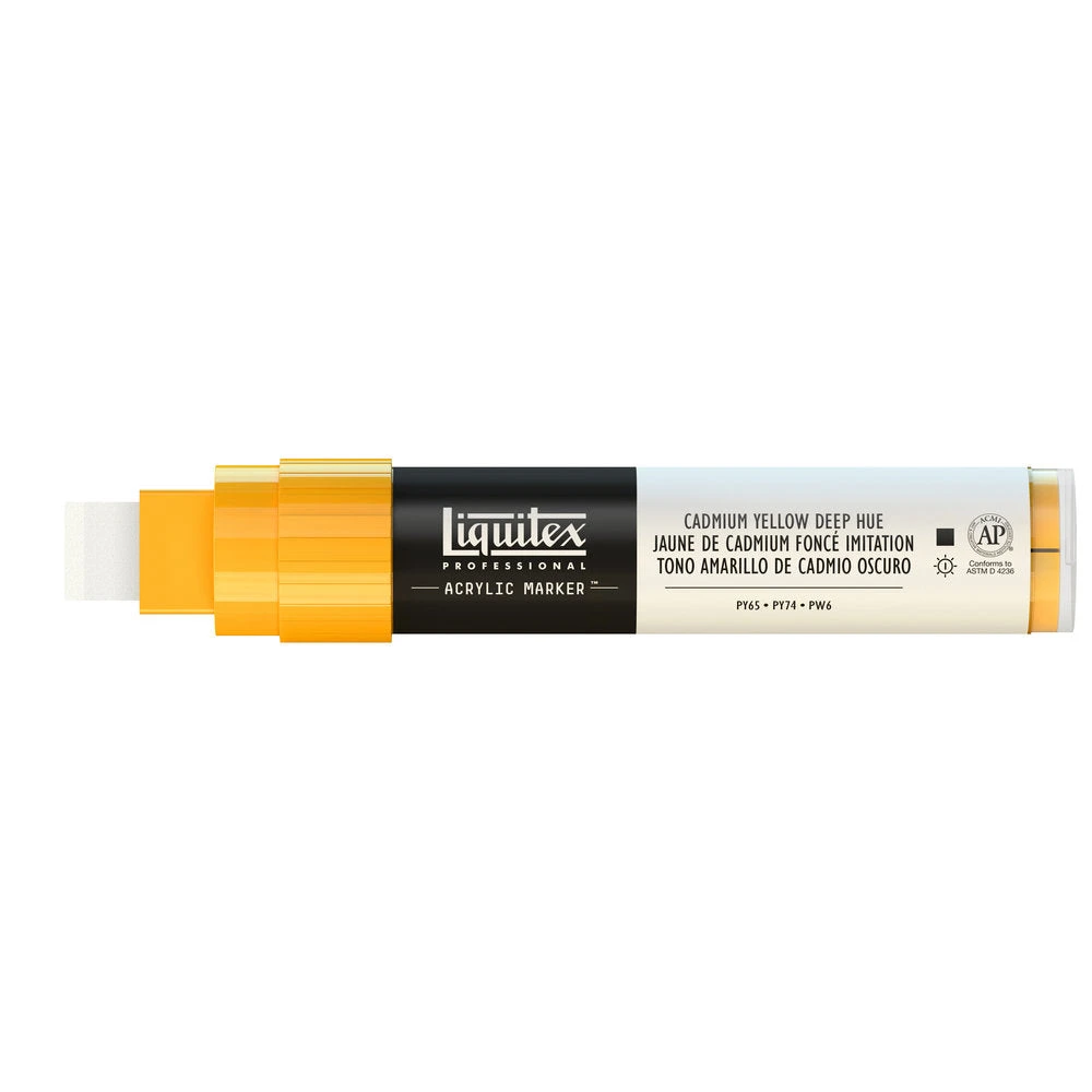 Professional Acrylic Marker - Cadmium Yellow Deep Hue 4 Professional Acrylic Marker - Cadmium Yellow Deep Hue - Image 4