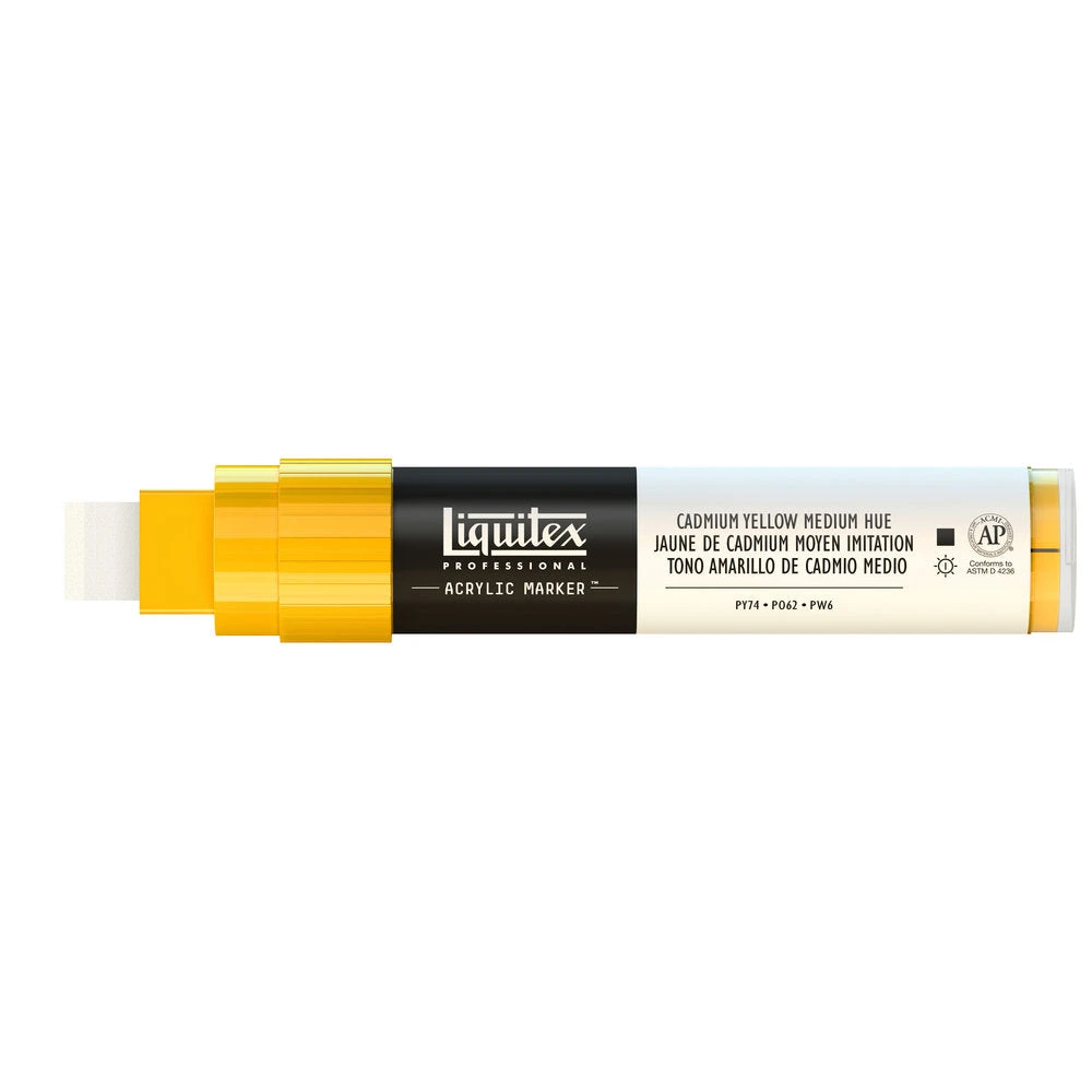 Professional Acrylic Marker - Cadmium Yellow Medium Hue 4 Professional Acrylic Marker - Cadmium Yellow Medium Hue - Image 4