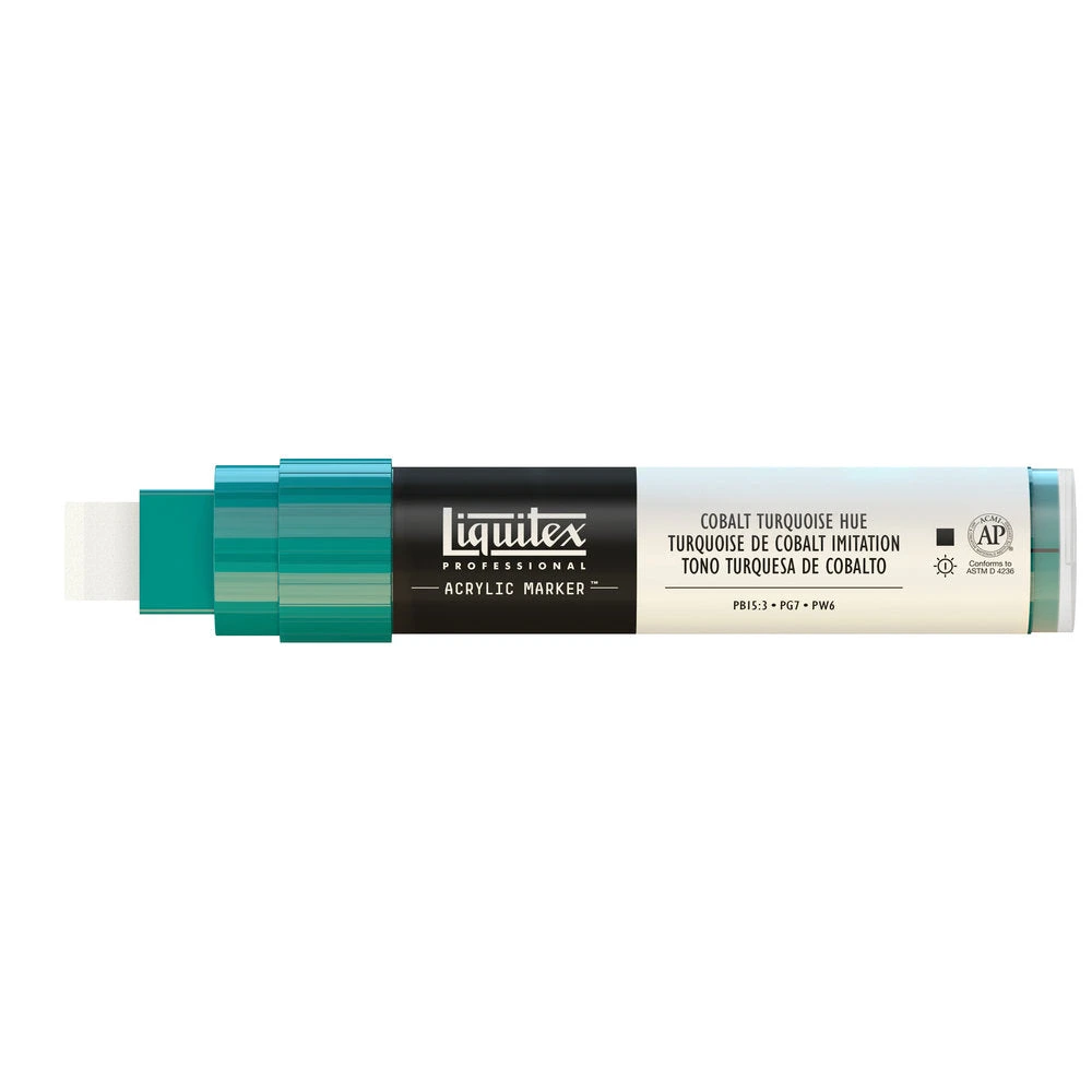 Professional Acrylic Marker - Cobalt Turquoise Hue 4 Professional Acrylic Marker - Cobalt Turquoise Hue - Image 4