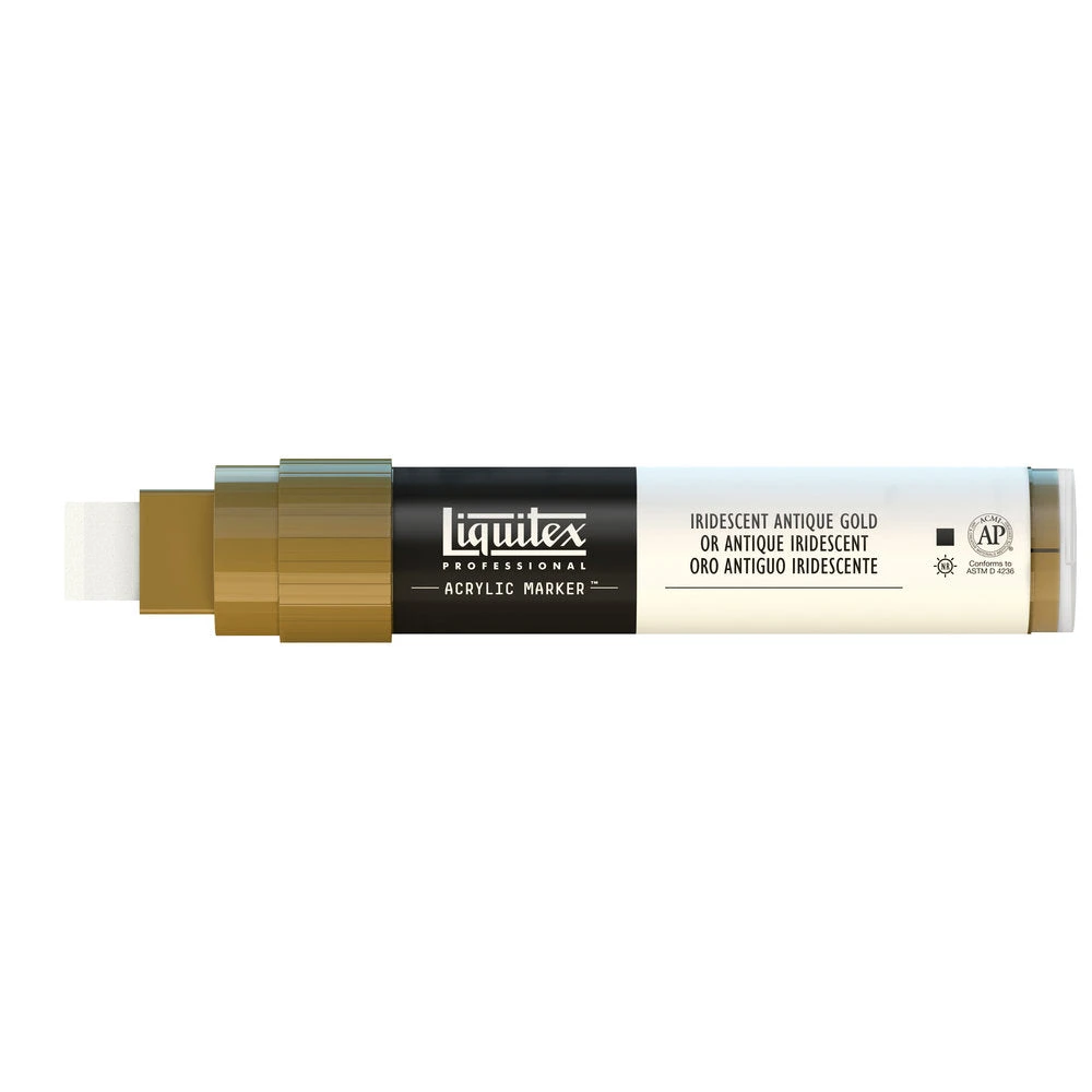 Professional Acrylic Marker - Iridescent Antique Gold 4 Professional Acrylic Marker - Iridescent Antique Gold - Image 4