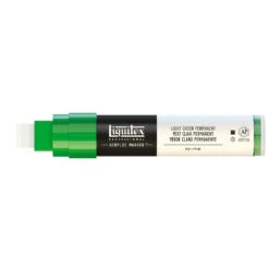Professional Acrylic Marker - Light Green Permanent 10 Professional Acrylic Marker - Light Green Permanent -Liquitex 68574